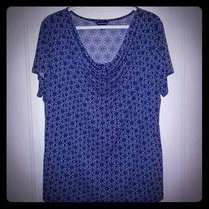 💘3 for $10💘 Blue, Navy, and white top